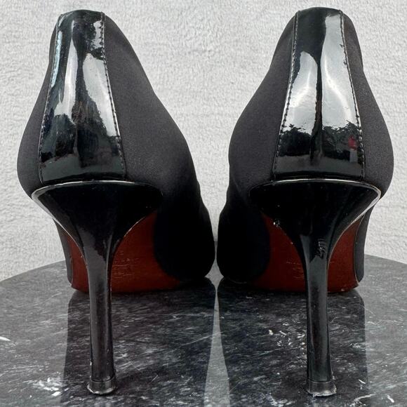 Donald J Pliner Treva Black Pump Platform Heels Vero Cuoio Women’s Size 9.5M US - Picture 4 of 9